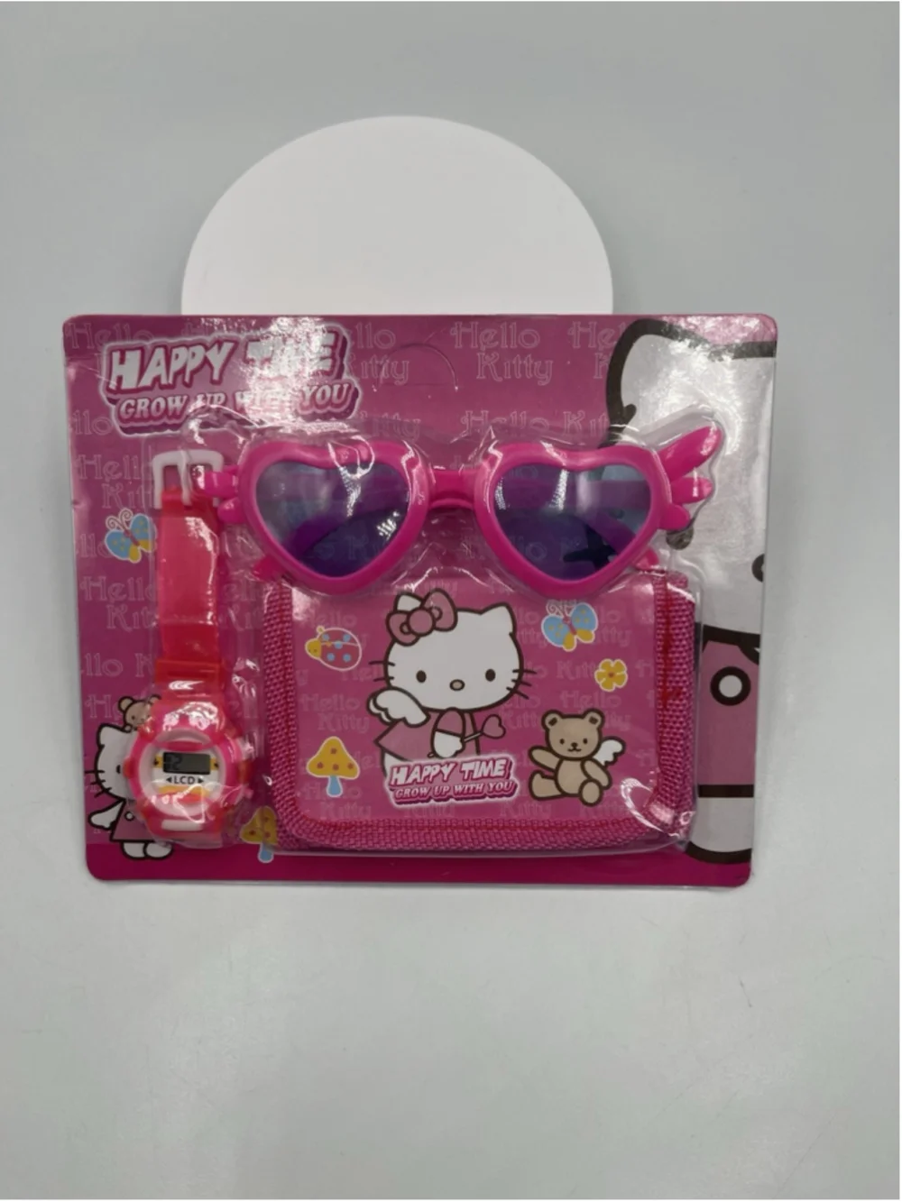 Hello Kitty SUNGLASSES AND WATCH , WALLET SUMMER SET BRAND NEW SEE ALL